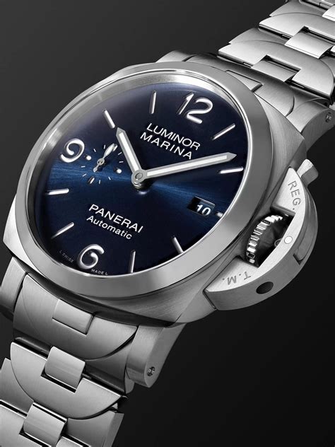 luminor panerai blue|panerai luminor marina 44mm.